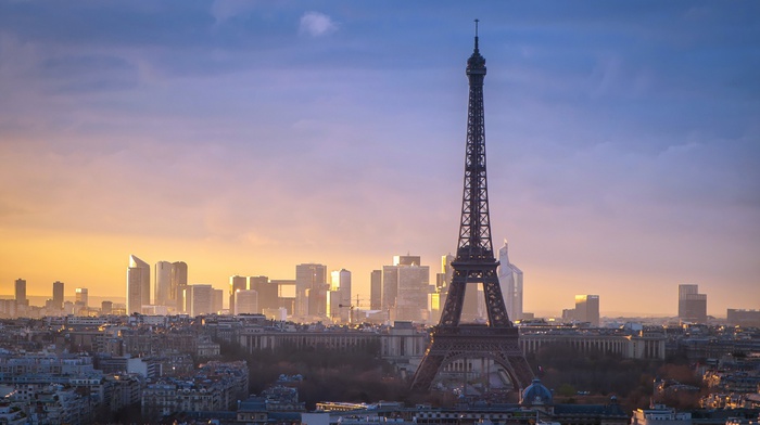France, Eiffel Tower, cityscape, Paris