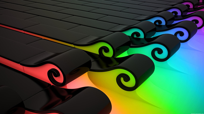 abstract, colorful, CGI