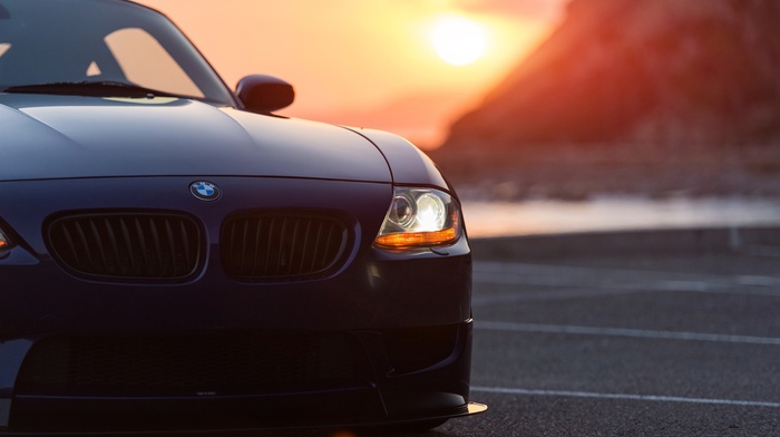 BMW, sunset, car, bmw z4