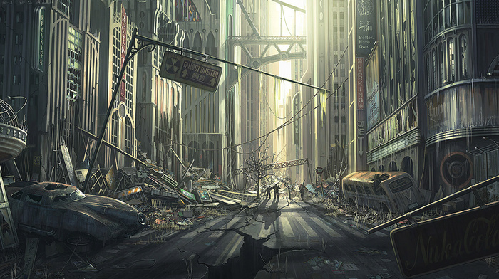 apocalyptic, fallout 3, artwork, video games