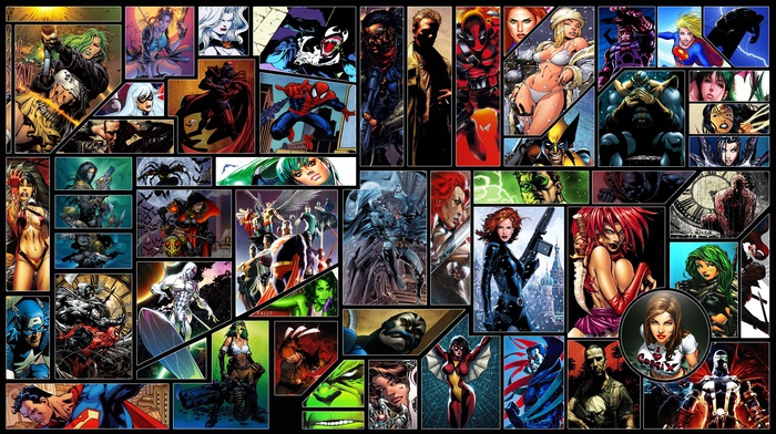 DC Comics, Deadpool, Captain America, Green Lantern, Silver Surfer, Supergirl, Black Widow, Hulk, Batman, Wonder Woman, spider, man, Superman, Wolverine
