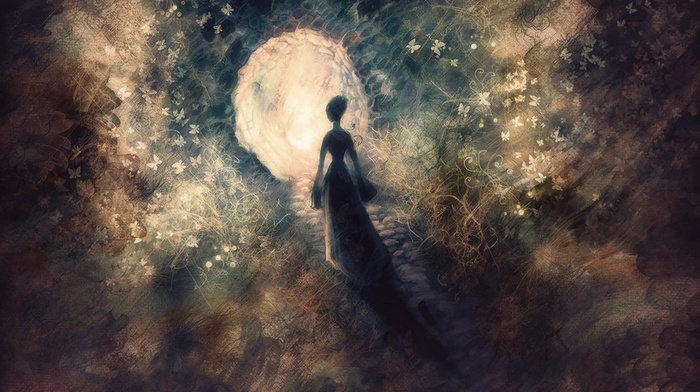 girl, abstract