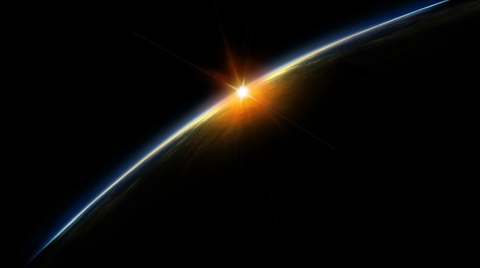 sunrise, Sun, Earth