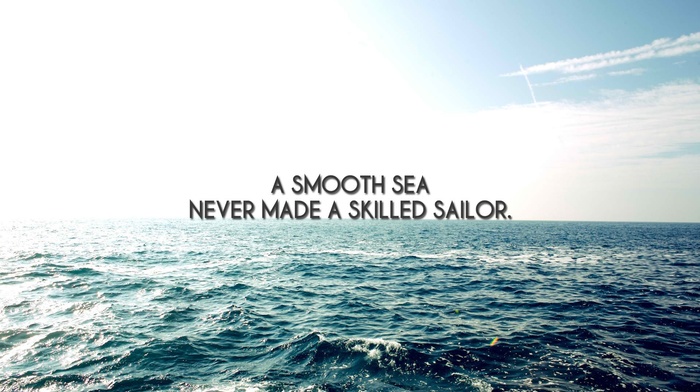 sea, sailor, quote, waves