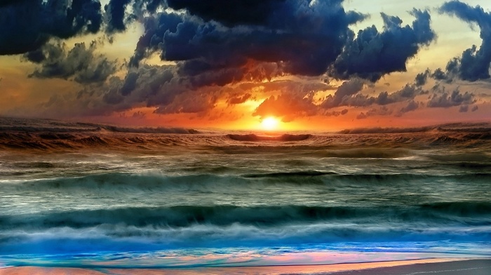 sand, summer, coast, sunset, ocean