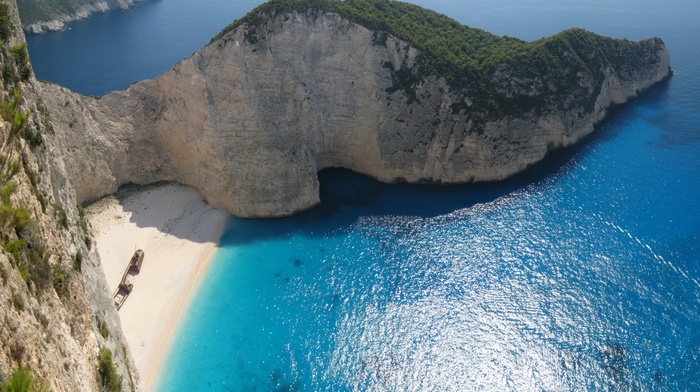 summer, sea, island, rock