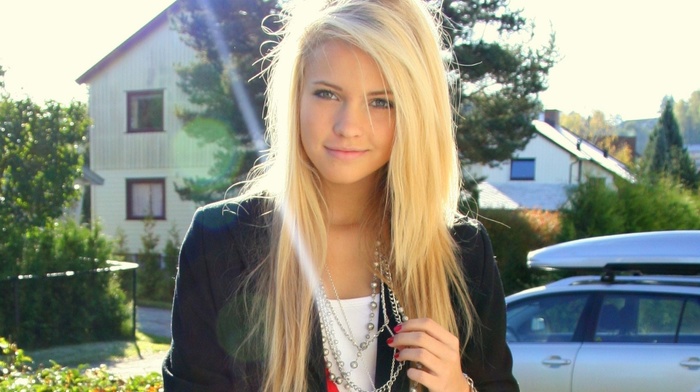 girl, blonde