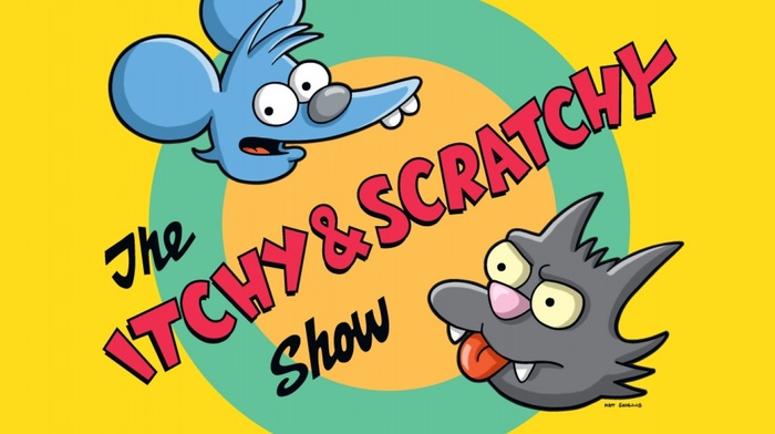 The Simpsons, scratchy, Itchy