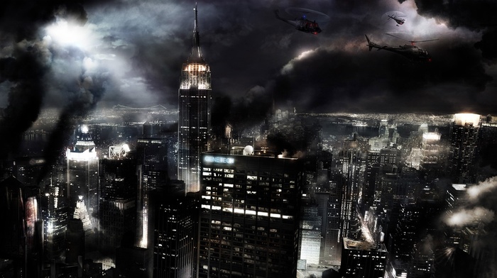 high-rise buildings, fantasy