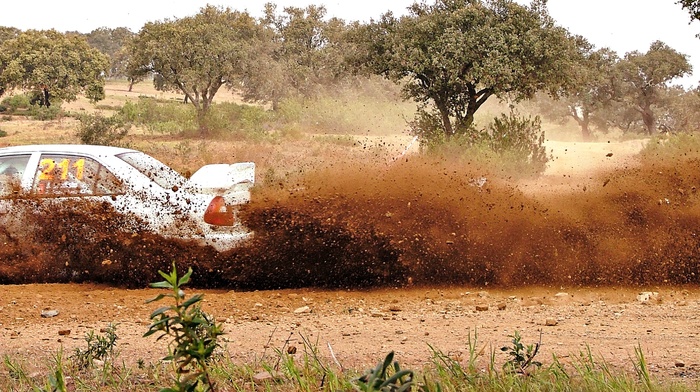 Mitsubishi, rally cars, Mitsubishi Lancer, dirt