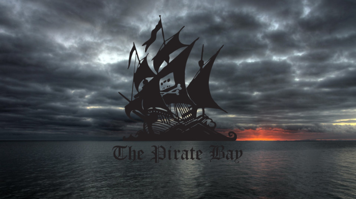 BitTorrent, piracy, The Pirate Bay, logo, HDR
