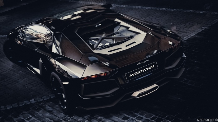 Lamborghini Aventador, Lamborghini, car, carbon fiber