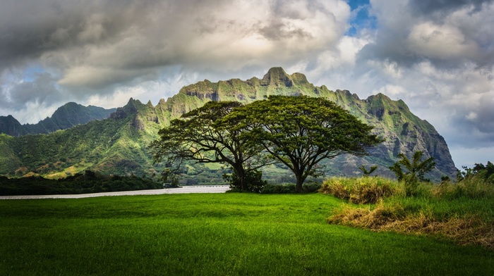 HDR, landscape, nature, Hawaii