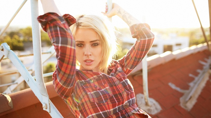 blonde, Alysha Nett, model