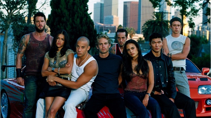 Fast and Furious, group of people, movies, Cast