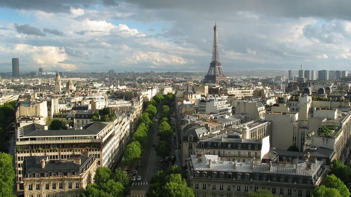 cities, tower, Paris