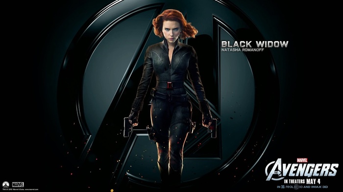 Scarlett Johansson, Black Widow, superheroines, The Avengers