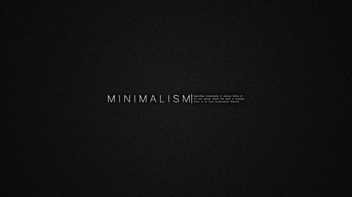 dark, minimalism