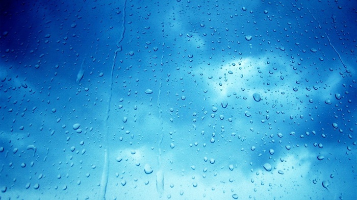 rain, sky, water on glass