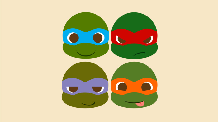 Teenage Mutant Ninja Turtles, minimalism