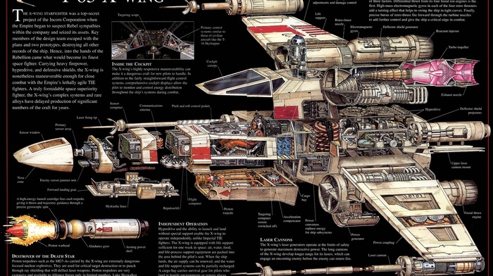 Star Wars, Cross Section, x, wing