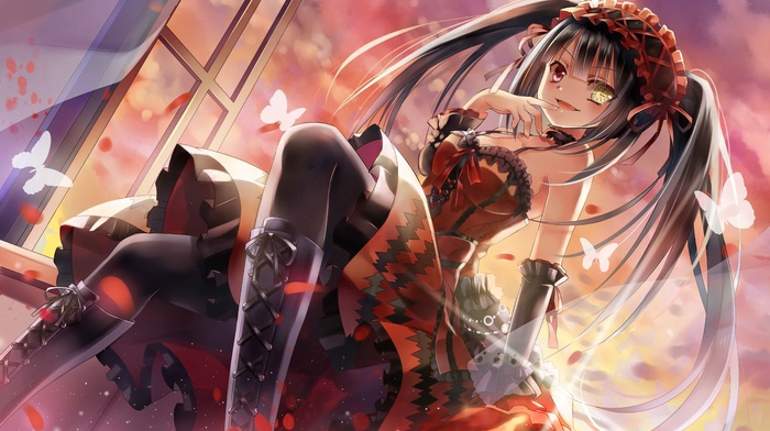 Date A Live, heterochromia, Tokisaki Kurumi