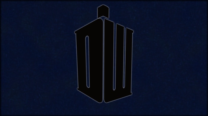logo, Doctor Who, blue, tardis