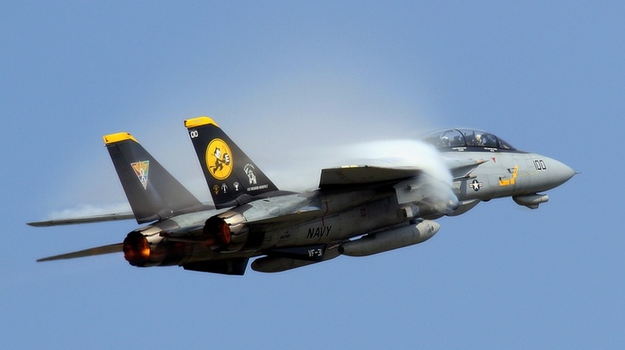 f, 14 Tomcat, airplane, jet fighter