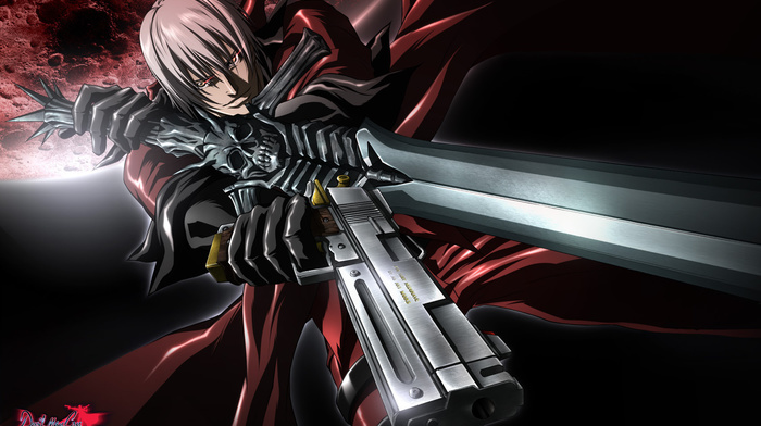 gun, anime, sword