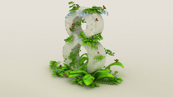 plants, greenery, background