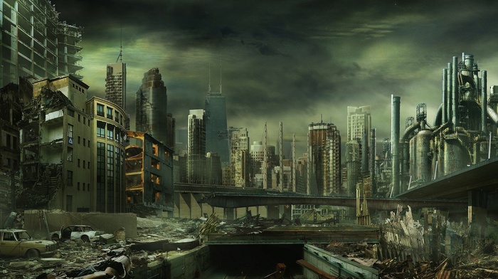 dystopian, futuristic, apocalyptic