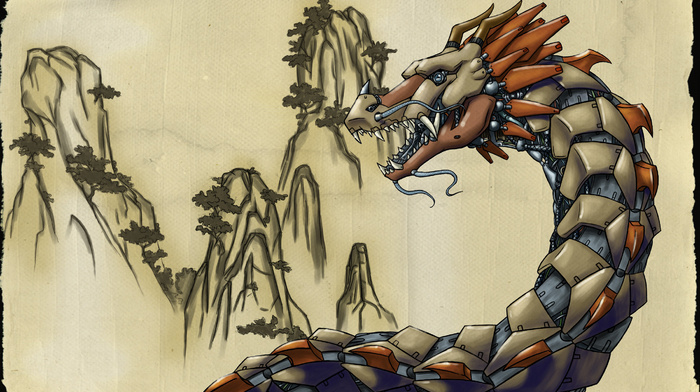 mountain, painting