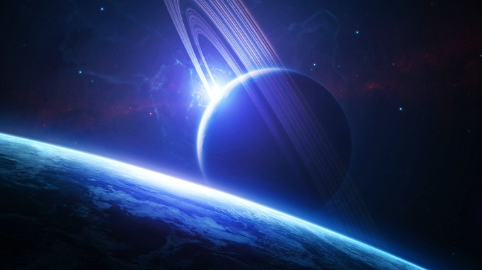 spacescapes, space, space art, planetary rings, planet