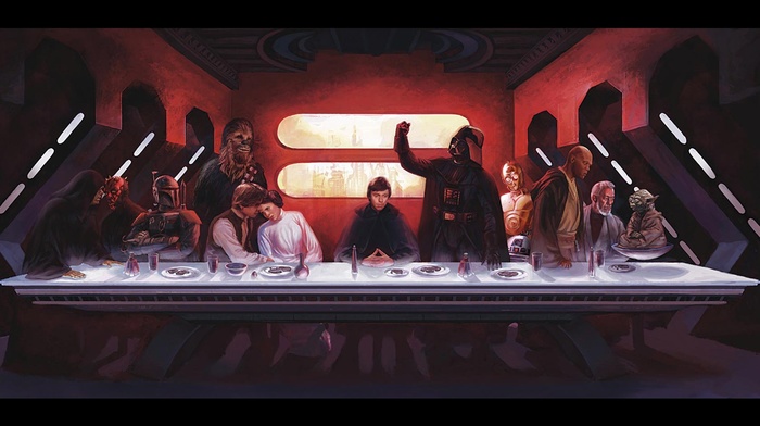 yoda, Boba Fett, Darth Maul, Anakin Skywalker, Han Solo, Chewbacca, Star Wars, Darth Vader
