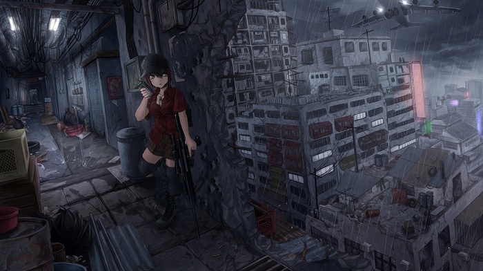 futuristic, anime
