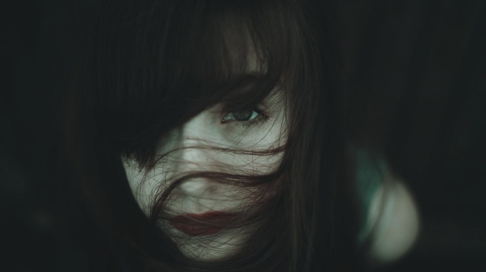 face, girl, brunette