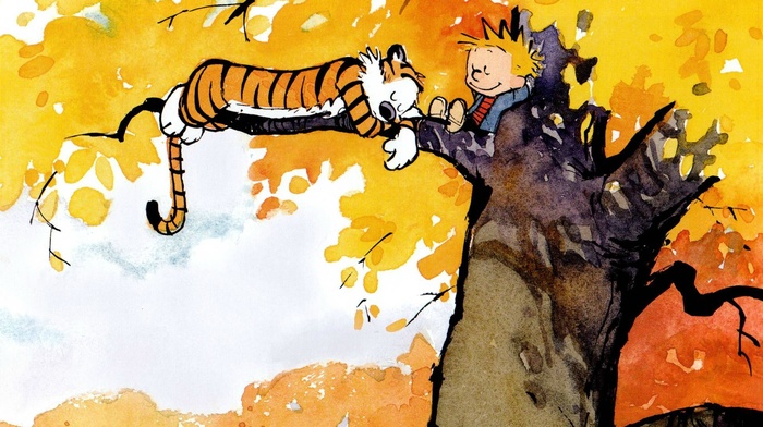 happiness, Calvin and Hobbes