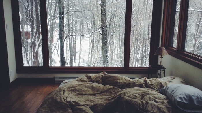 snow, bedrooms
