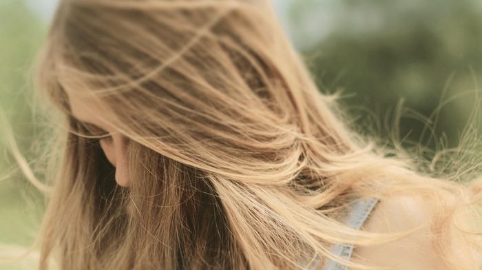 girl, long hair, blonde