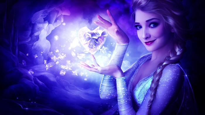 movies, Frozen movie, artwork, Princess Elsa
