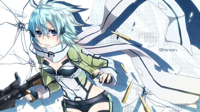 sword art online, anime, Asada Shino, anime girls