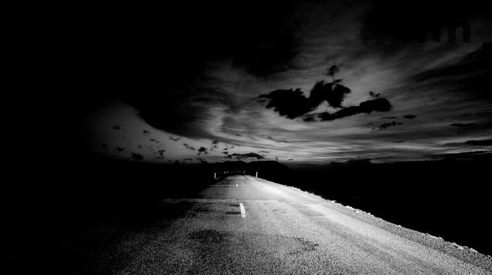 track, road, stunner, night, wallpaper, horizon, background, photo, sky, mood