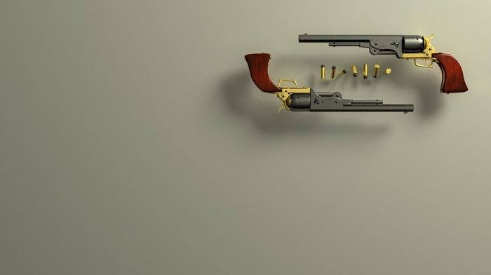 pistol, 3D