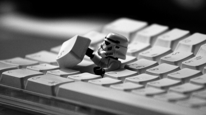 LEGO, lego star wars, stormtrooper, Star Wars, keyboards