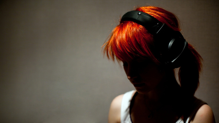 red hair, music