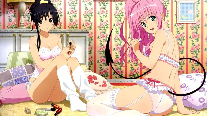 art, girls, anime