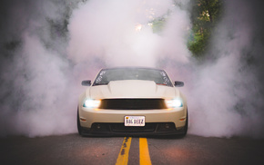 car, Burnout, tuning, muscle cars