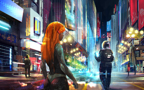 Sina Pakzad Kasra, lights, futuristic, night
