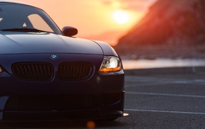BMW, sunset, car, BMW Z4