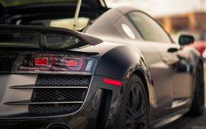 Audi R8, car, rear view